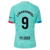 FC Barcelona Lewandowski 9 Alternativní 2023-24 - Dětské Fotbalové Dresy (S/S)